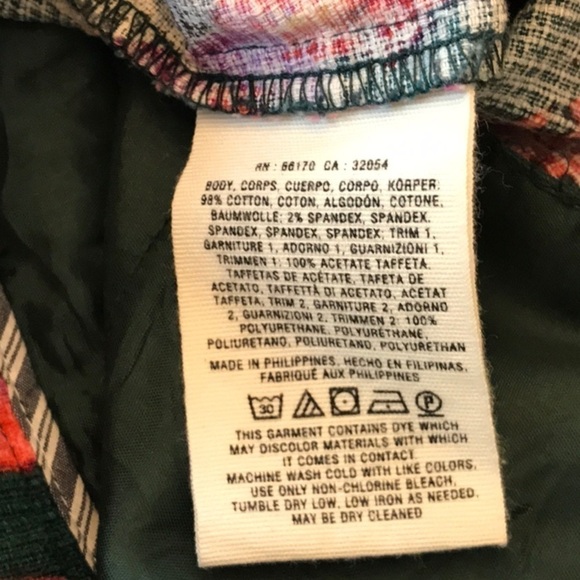 Anthropologie Cartonnier Floral Charlie Trouser Ankle Pants Women’s size 2 - Picture 14 of 15